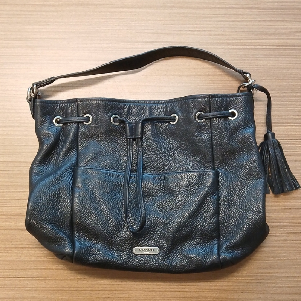 COACH Leather Shoulder Bag